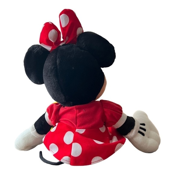 Walt Disney World Minnie Mouse Plush Stuffed Animal Bow Polka Dot Dress  18"‎ - Picture 4 of 10